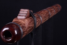 Walnut Native American Flute, Minor, Low D-3, #H45A